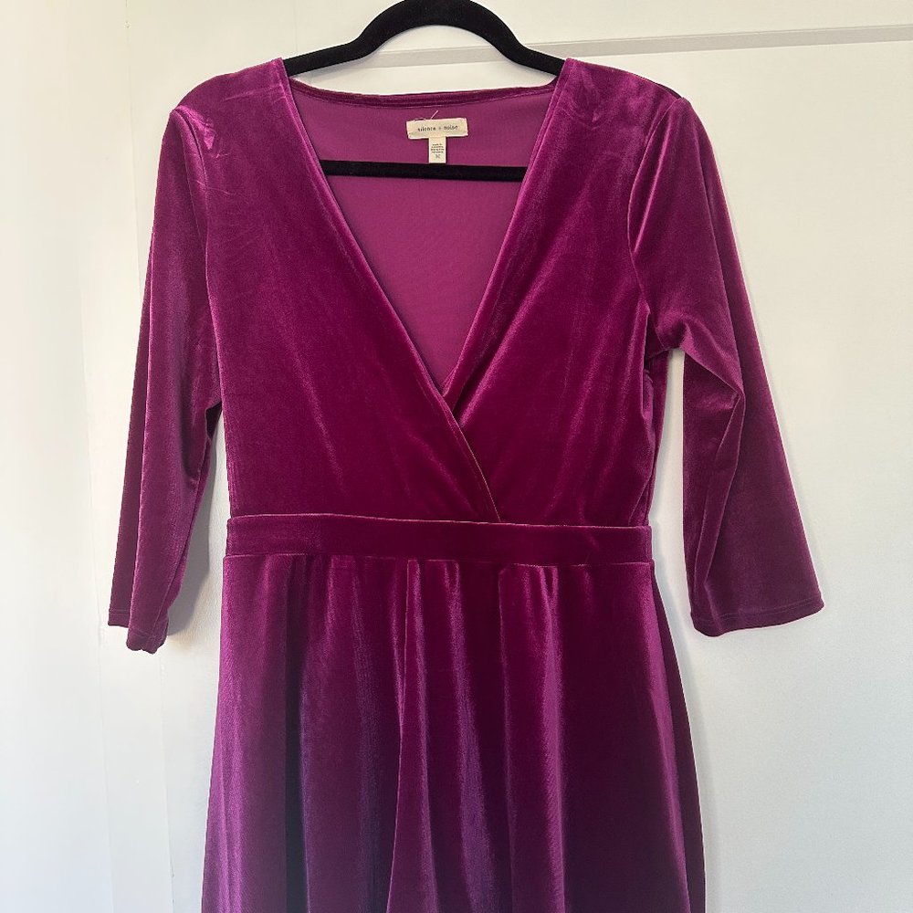 Silence and Noise Velvet Romper